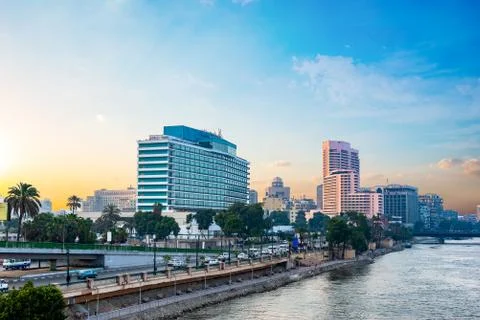 Cairo at sunrise Stock Photos