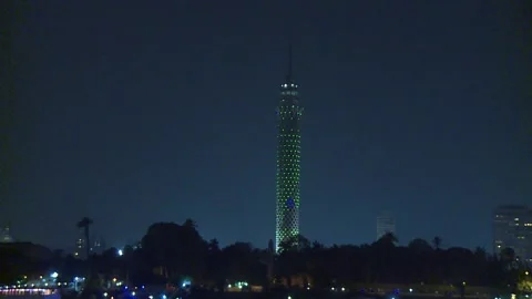 Cairo Tower Stock Footage 261060962