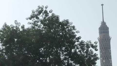 Cairo Tower Stock Footage 261060978