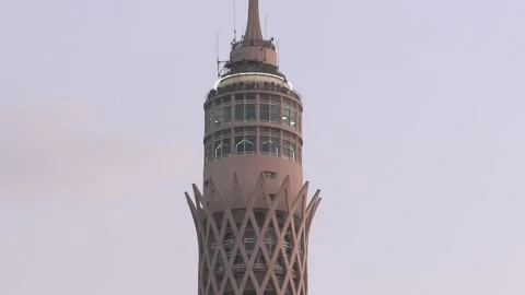 Cairo Tower Stock Footage 269437480