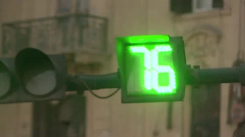 Cairo - traffic light Stock Footage 246877807