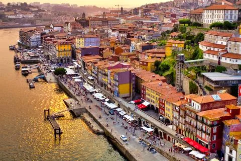 Cais da Ribeira Stock Photos