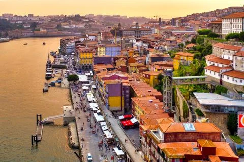 Cais da Ribeira Stock Photos