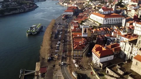 Cais de Ribeira Video stock 170302608