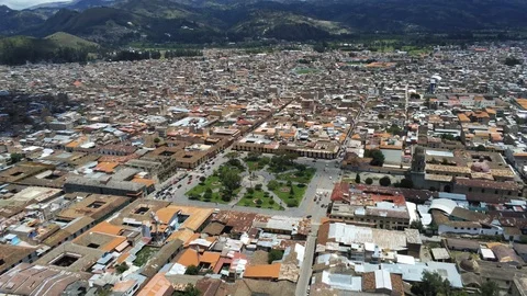 Cajamarca in Peru 스톡 동영상 106983631