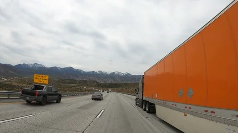 Cajon Junction Interstate 15 part B Vídeo Stock 111907885