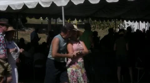 Cajun Couple Dancing Stock Footage 10790882