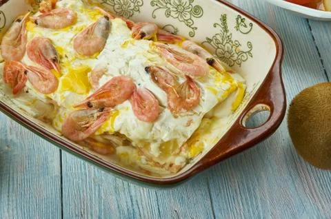 Cajun Lasagna Stock Photos