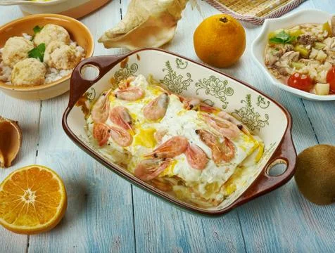 Cajun Lasagna Stock Photos