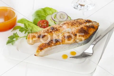 Cajun salmon Stock Photos