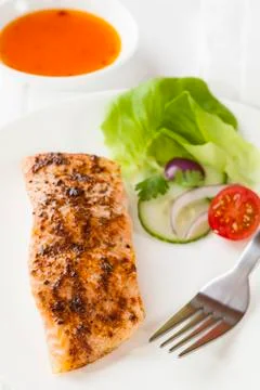 Cajun salmon Stock Photos