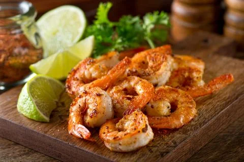 Cajun Shrimp Foto stock