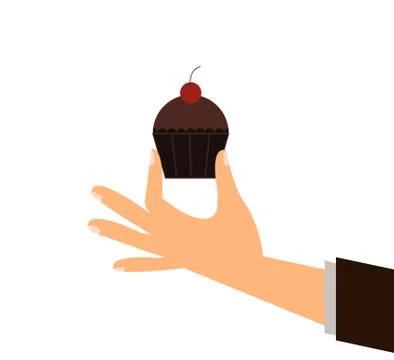 Cake ad Stock Illustration