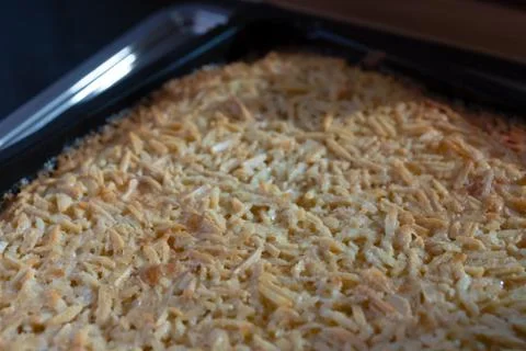 Cake with almonds Stock Photos