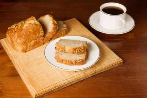 Cake and cofee Stock Photos
