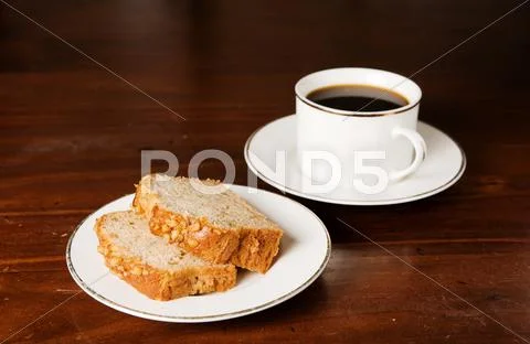 Cake and coffee Stock Photos