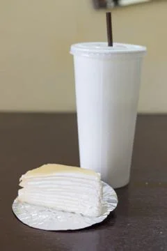 Cake and coffee Stock Photos