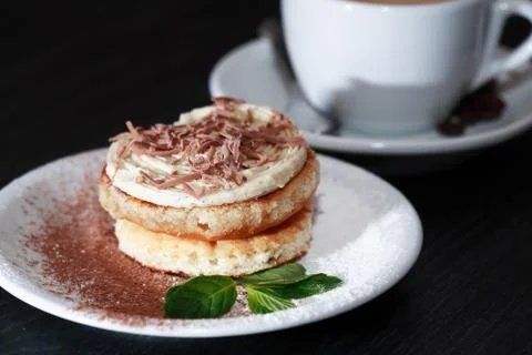 Cake And Coffee Stock Photos