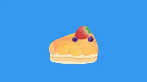 Cake animation on chroma key 库存影片 341541732