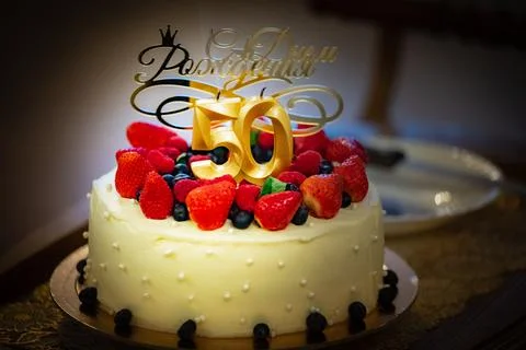 Cake anniversary 50 Fotos Stock