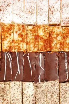 Cake assortment Stock Photos