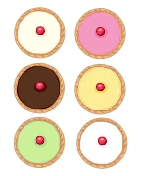 Cake background Stock Illustration