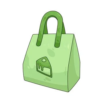 Cake bag Illustrazione stock