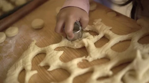 Cake baking in the kindergarten Stock Footage 67359078
