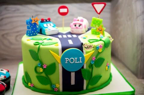 Cake birthday Stock Photos