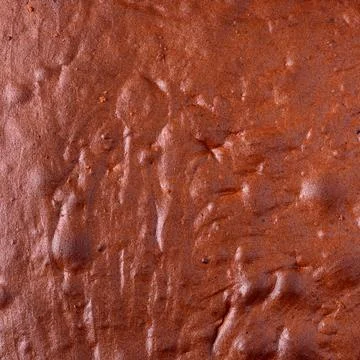 Cake border surface, top layer of chocolate cake, background Stock Photos