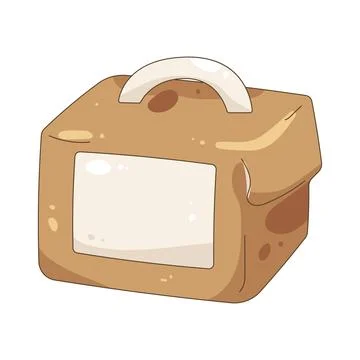Cake box Stock Illustration