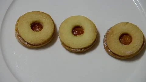 Cake bringing one by one on plate Stock Footage 59569858