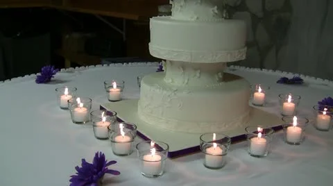 Cake Candles 스톡 동영상 11139377