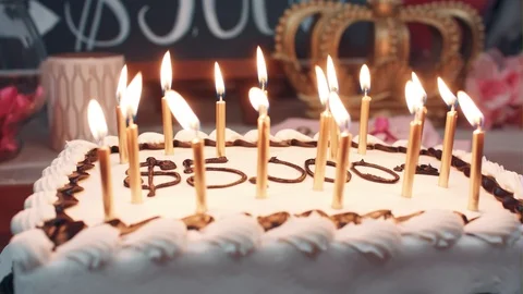 A Cake Celebrates Five Thousand Dollars Stock Footage 87432136