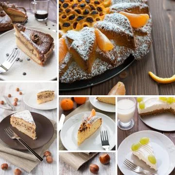 Cake composition Stock Photos