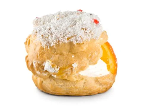 Cake with cream Foto stock
