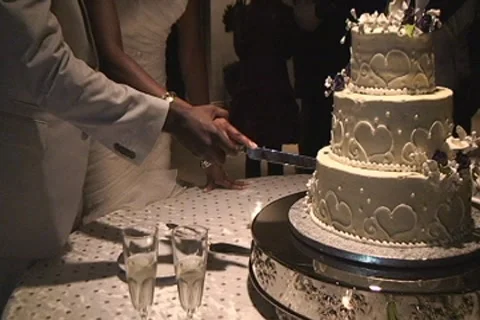 Cake Cutting July 2011 Stock Footage 8518636