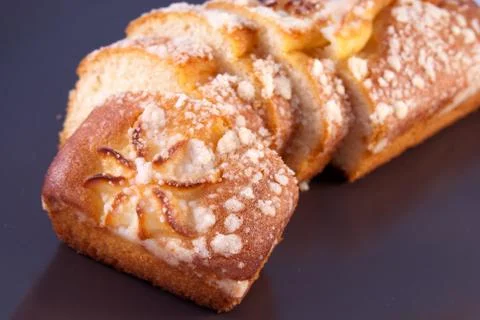 Cake on a dark background Stock Photos