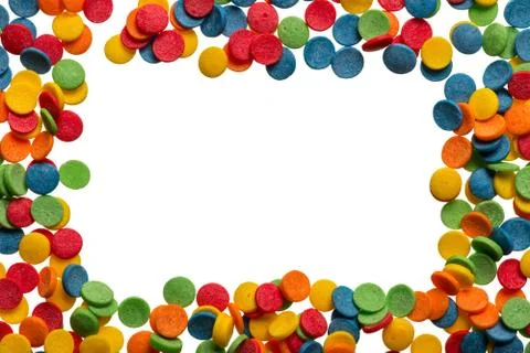 Cake decor background with copy space Stock-Fotos
