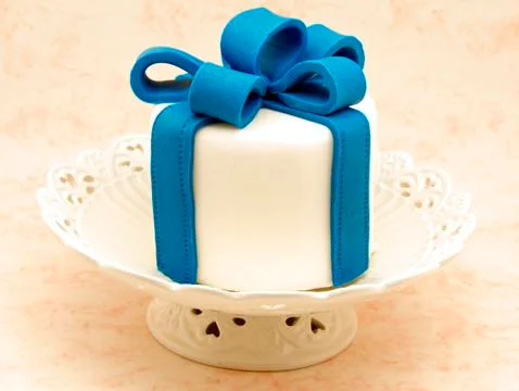 Cake decorated Stock Photos