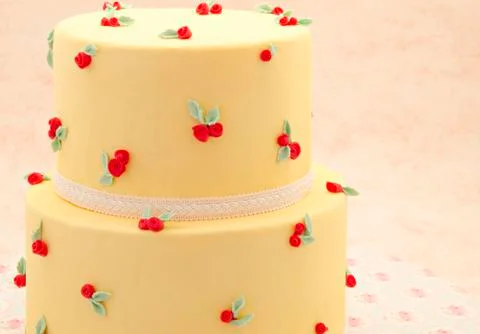 Cake decorated Stock Photos