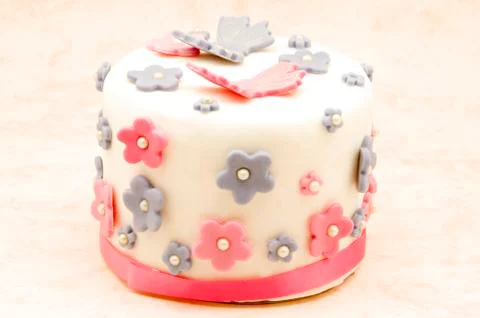 Cake decorated Stock Photos