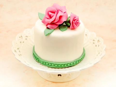 Cake decorated Stock Photos