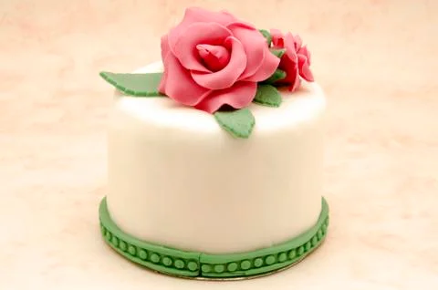 Cake decorated Stock Photos