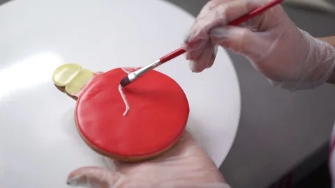 Cake decorating Video stock 73577380