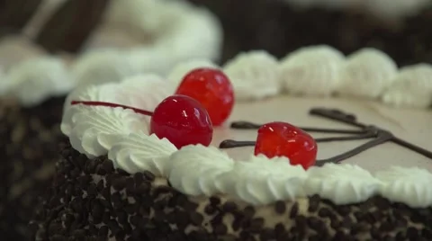Cake decoration Stock Footage 48464920