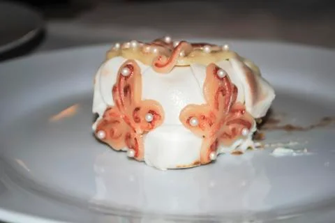 Cake with decoration Stock-Fotos