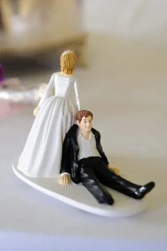 Cake decoration at wedding. Stock Photos