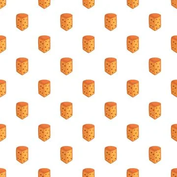 Cake dessert small objects seamless repeating pattern Stock Illustration