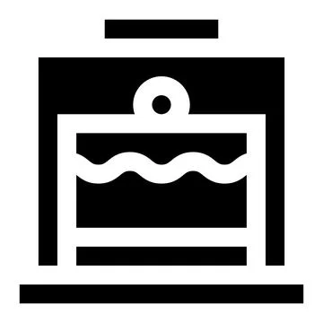 Cake Dome Vector Icon Design Illustration Stock Illustration